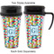 Retro Pixel Squares Travel Mugs - with & without Handle