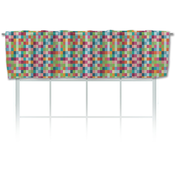 Custom Retro Pixel Squares Valance