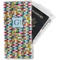 Retro Pixel Squares Travel Document Holder
