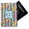 Retro Pixel Squares Vinyl Passport Holder (Personalized)