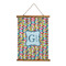 Retro Pixel Squares Wall Hanging Tapestry (Personalized)