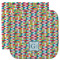 Retro Pixel Squares Facecloth / Wash Cloth (Personalized)