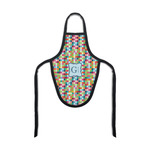 Retro Pixel Squares Bottle Apron (Personalized)