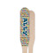 Retro Pixel Squares Wooden Food Pick - Paddle - Single Sided - Front & Back