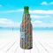 Retro Pixel Squares Zipper Bottle Cooler - LIFESTYLE