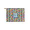Retro Pixel Squares Zipper Pouch - Small - 8.5"x6" (Personalized)