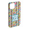 Retro Pixel Squares iPhone Case - Plastic (Personalized)