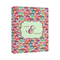 Retro Fishscales Canvas Print - 11x14 (Personalized)