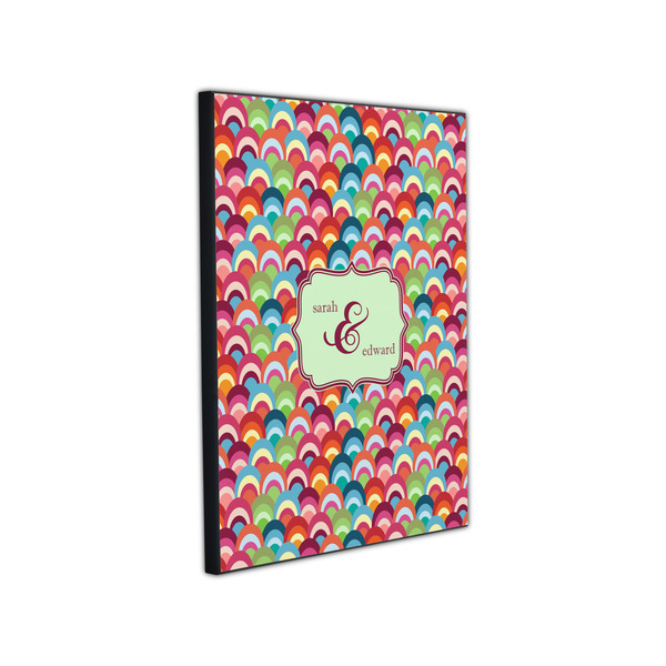 Retro Fishscales 11x14 Wood Print - Angle View