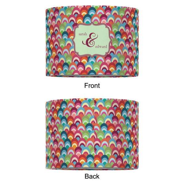 Retro Fishscales 12" Drum Lampshade - APPROVAL (Fabric)