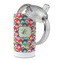 Retro Fishscales 12 oz Stainless Steel Sippy Cups - Top Off