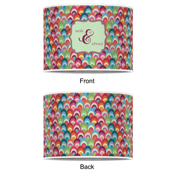 Retro Fishscales 16" Drum Lampshade - APPROVAL (Poly Film)