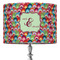 Retro Fishscales 16" Drum Lamp Shade - Fabric (Personalized)