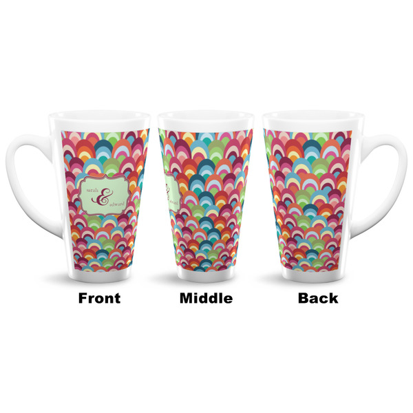 Retro Fishscales 16 Oz Latte Mug - Approval