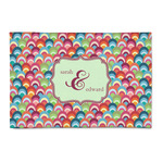 Retro Fishscales 2' x 3' Indoor Area Rug (Personalized)