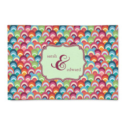 Retro Fishscales 2' x 3' Indoor Area Rug (Personalized)