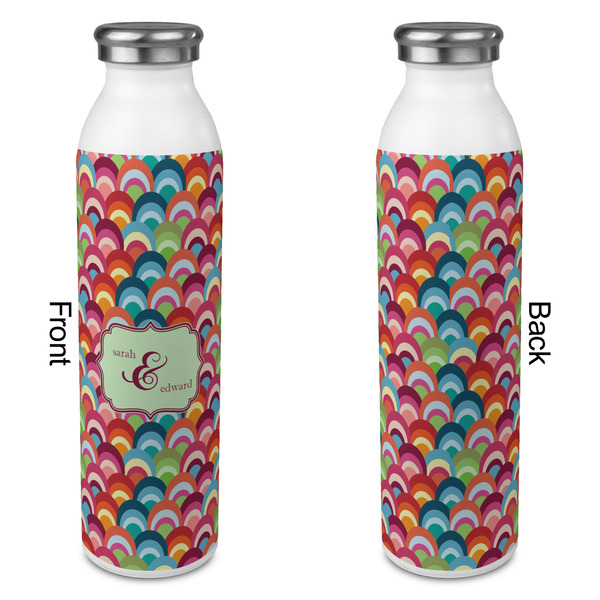 Retro Fishscales 20oz Water Bottles - Full Print - Approval