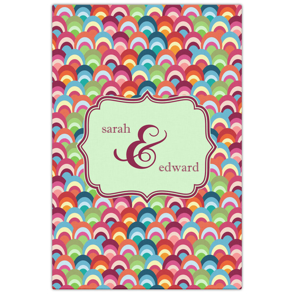 Retro Fishscales 20x30 - Canvas Print - Front View