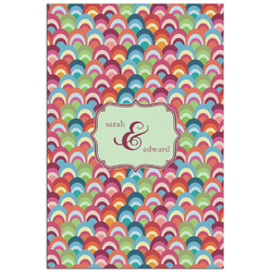 Retro Fishscales Poster - Matte - 24x36 (Personalized)