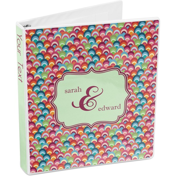 Retro Fishscales 3-Ring Binder 3/4 - Main