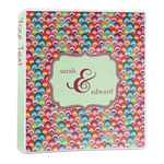 Retro Fishscales 3-Ring Binder - 1 inch (Personalized)