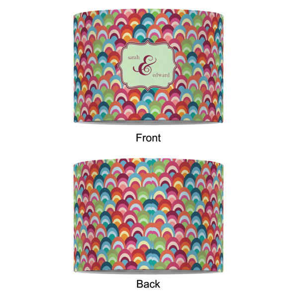 Retro Fishscales 8" Drum Lampshade - APPROVAL (Fabric)