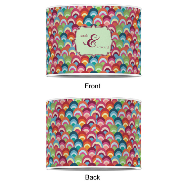 Retro Fishscales 8" Drum Lampshade - APPROVAL (Poly Film)