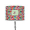 Retro Fishscales 8" Drum Lamp Shade - Poly-film (Personalized)