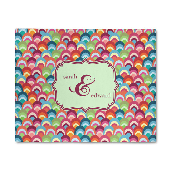 Custom Retro Fishscales 8' x 10' Indoor Area Rug (Personalized)