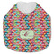 Retro Fishscales Jersey Knit Baby Bib w/ Couple's Names