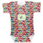 Retro Fishscales Baby Bodysuit 3-6 (Personalized)