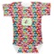 Retro Fishscales Baby Bodysuit 6-12 (Personalized)