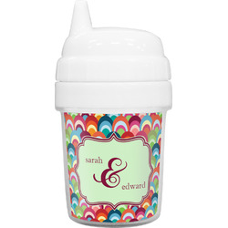 Retro Fishscales Baby Sippy Cup (Personalized)