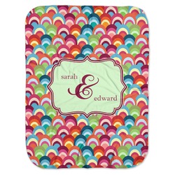 Retro Fishscales Baby Swaddling Blanket (Personalized)