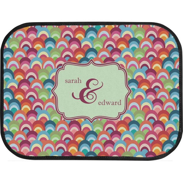 Retro Fishscales Custom Car Floor Mats (Back Seat)