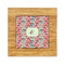 Retro Fishscales Bamboo Trivet with Ceramic Tile Insert (Personalized)