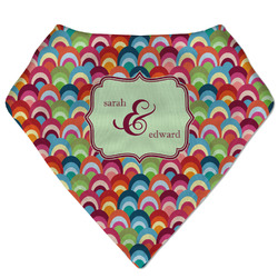 Retro Fishscales Bandana Bib (Personalized)