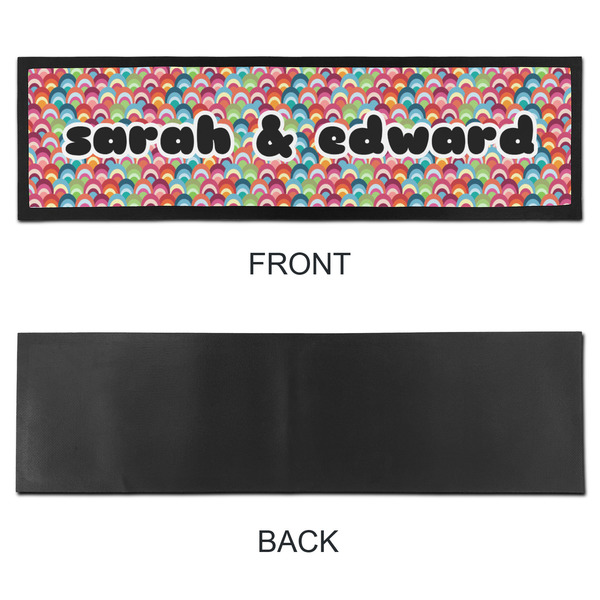 Retro Fishscales Bar Mat - Large - APPROVAL