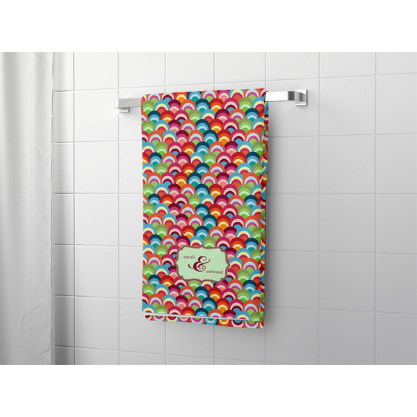 Retro Fishscales Bath Towel - LIFESTYLE