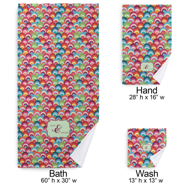 Retro Fishscales Bath Towel Sets - 3-piece - Approval