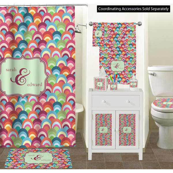 Retro Fishscales Bathroom Scene