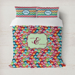 Retro Fishscales Duvet Cover (Personalized)