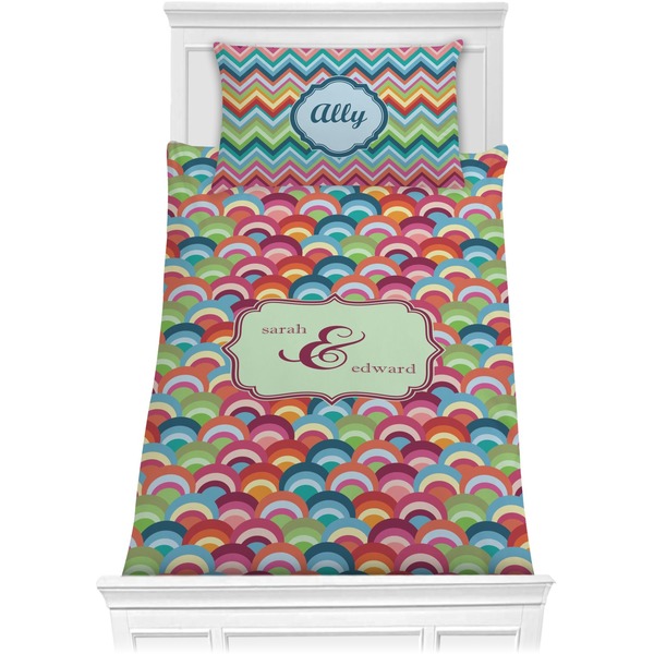 Retro Fishscales Bedding Set (Twin)