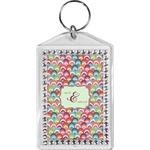 Retro Fishscales Bling Keychain (Personalized)