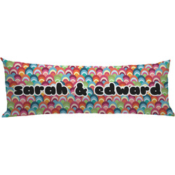Retro Fishscales Body Pillow Case (Personalized)