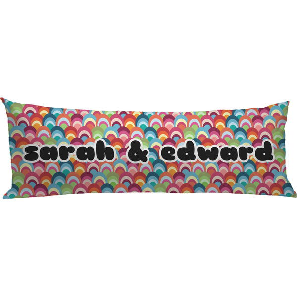Custom Retro Fishscales Body Pillow Case (Personalized)