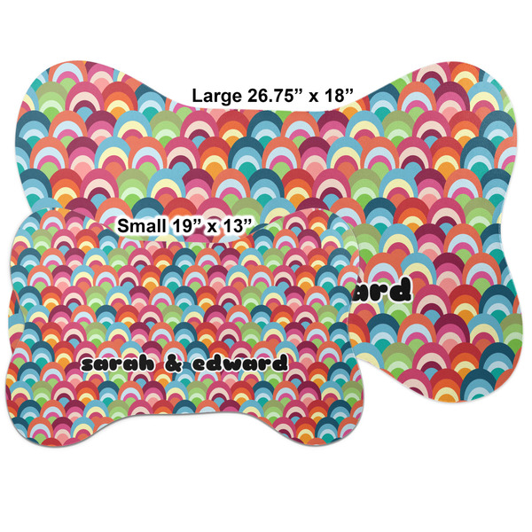 Retro Fishscales Bone Shaped Mat Comparison