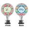 Retro Fishscales Bottle Stopper - Front and Back