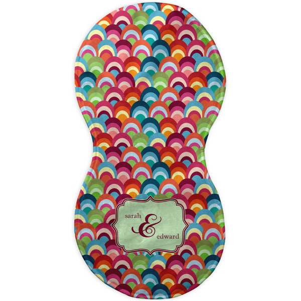 Retro Fishscales Burp Peanut Shaped Flat