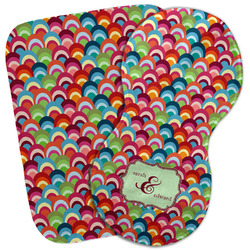 Retro Fishscales Burp Cloth (Personalized)